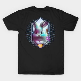 Cute Easter Bunny with Easter Egg the Two Best Things of Easter T-Shirt